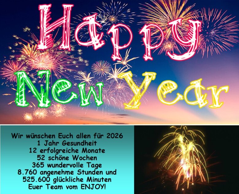 Öffnungszeiten Weihnachten/Silvester 2025<br />24.12.25: 10:00 bis 14:00 Uhr<br />25.12.25: geschlossen!         .<br />26.12.25: 10:00 bis 16:00 Uhr<br />31.12.25: 10:00 bis 14:00 Uhr<br />01.01.26: geschlossen!         <br />